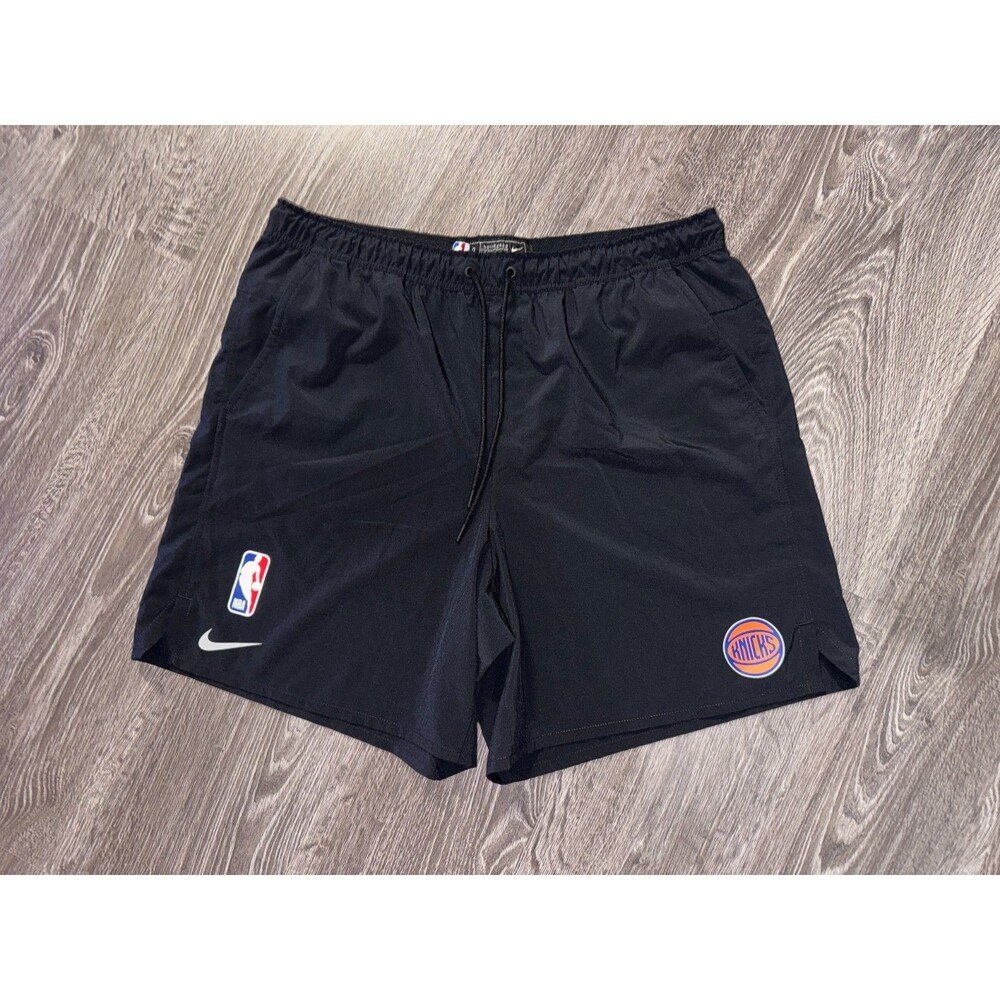 Men 2XL-T Nike NBA New York Knicks Team Issued PE On-Court Woven Practice Shorts